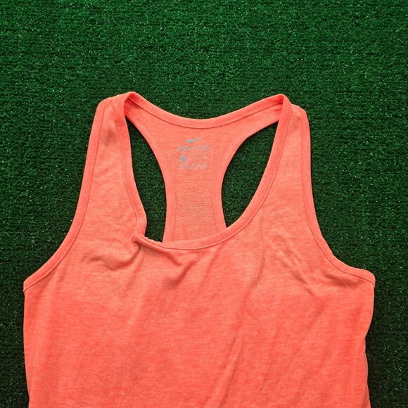 Nike Womens Tank Top XS Orange Sleeveless Dri-Fit Activewear Yoga Running‎ Gym - Picture 2 of 9